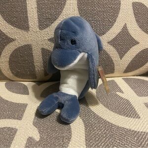 Ty Beanie Baby Echo the Dolphin Plush Stuffed Animal